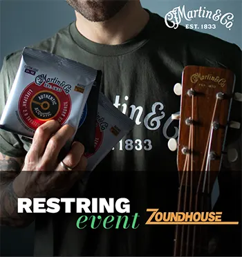 Martin Re-String Day im Zoundhouse Dresden