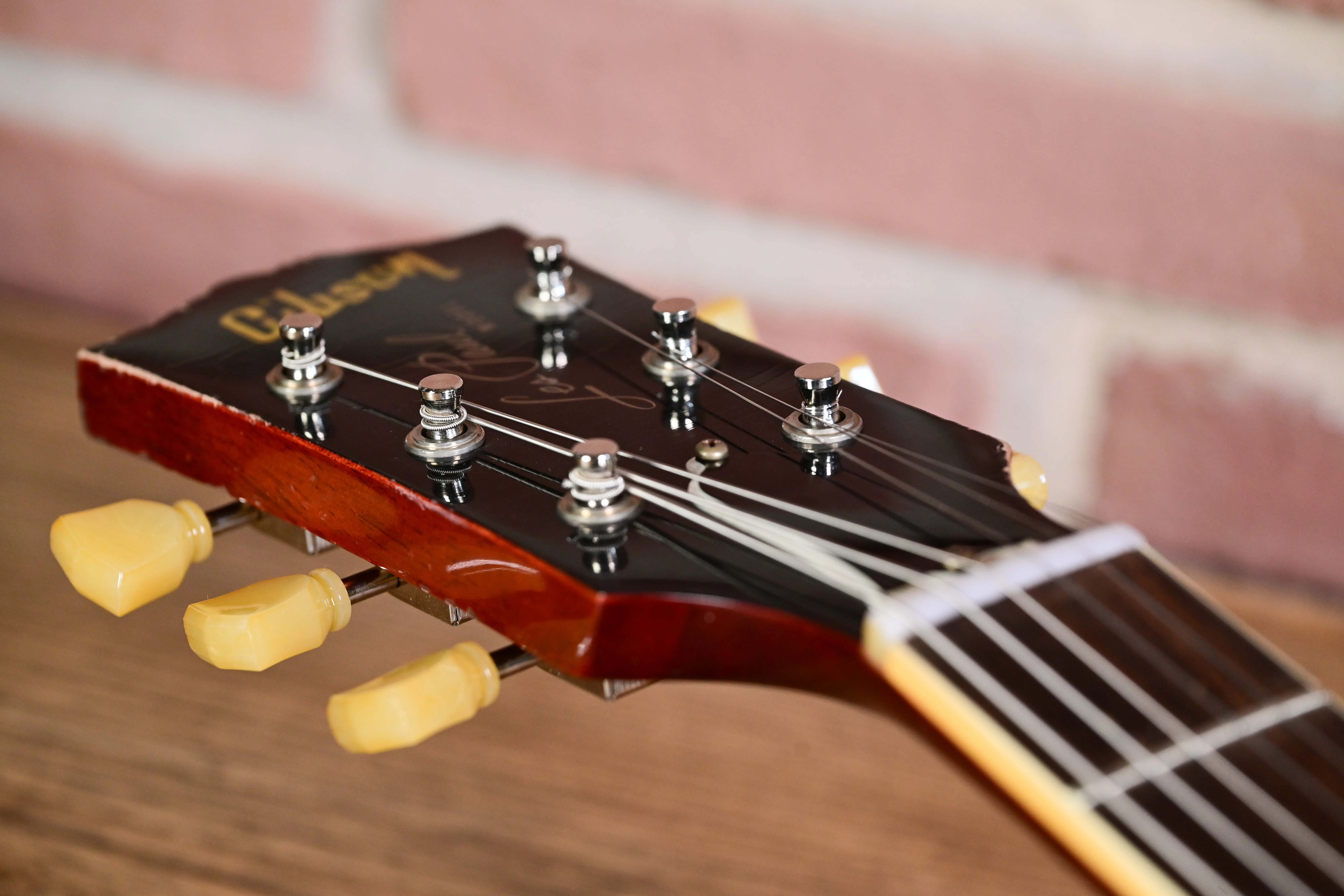Custom  59 Les Paul Standard Birdseye Light Aged Peach Tea Burst Limited Edition