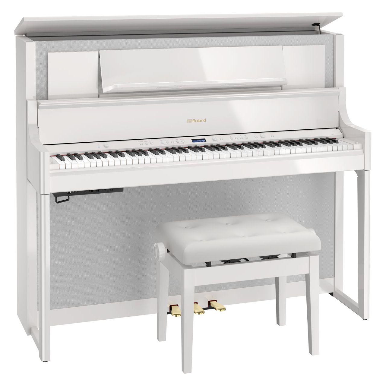 ROLAND LX-708 PW Digitalpiano in Weiß Hochglanz