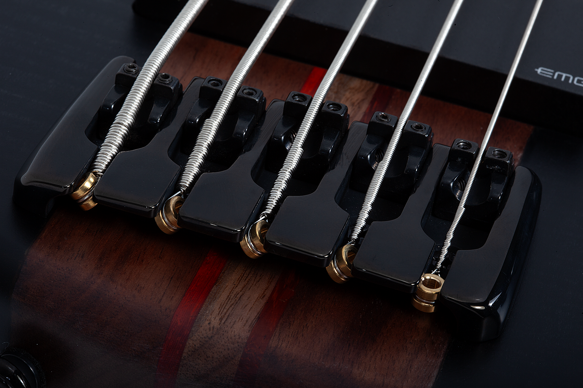 Charles Berthoud CB-5 See-Thru Black Satin E-Bass