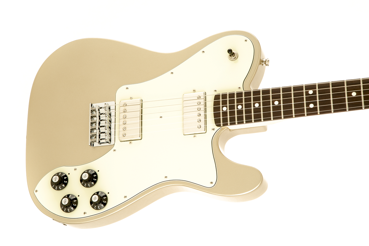 Chris Shiflett Telecaster® Deluxe, Rosewood Fingerboard, Shoreline Gold (Showroom)