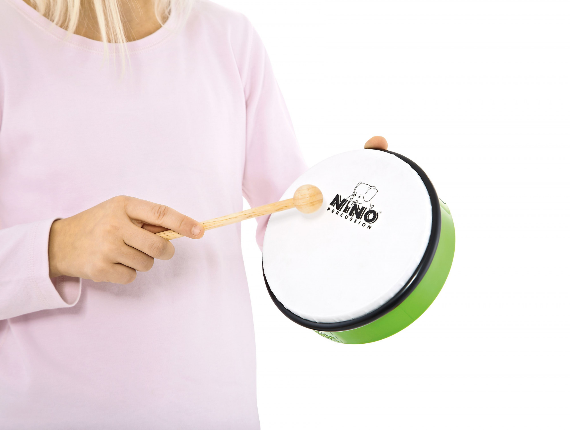 Handtrommel 6" Grasgrün – Kinder Percussion Instrument