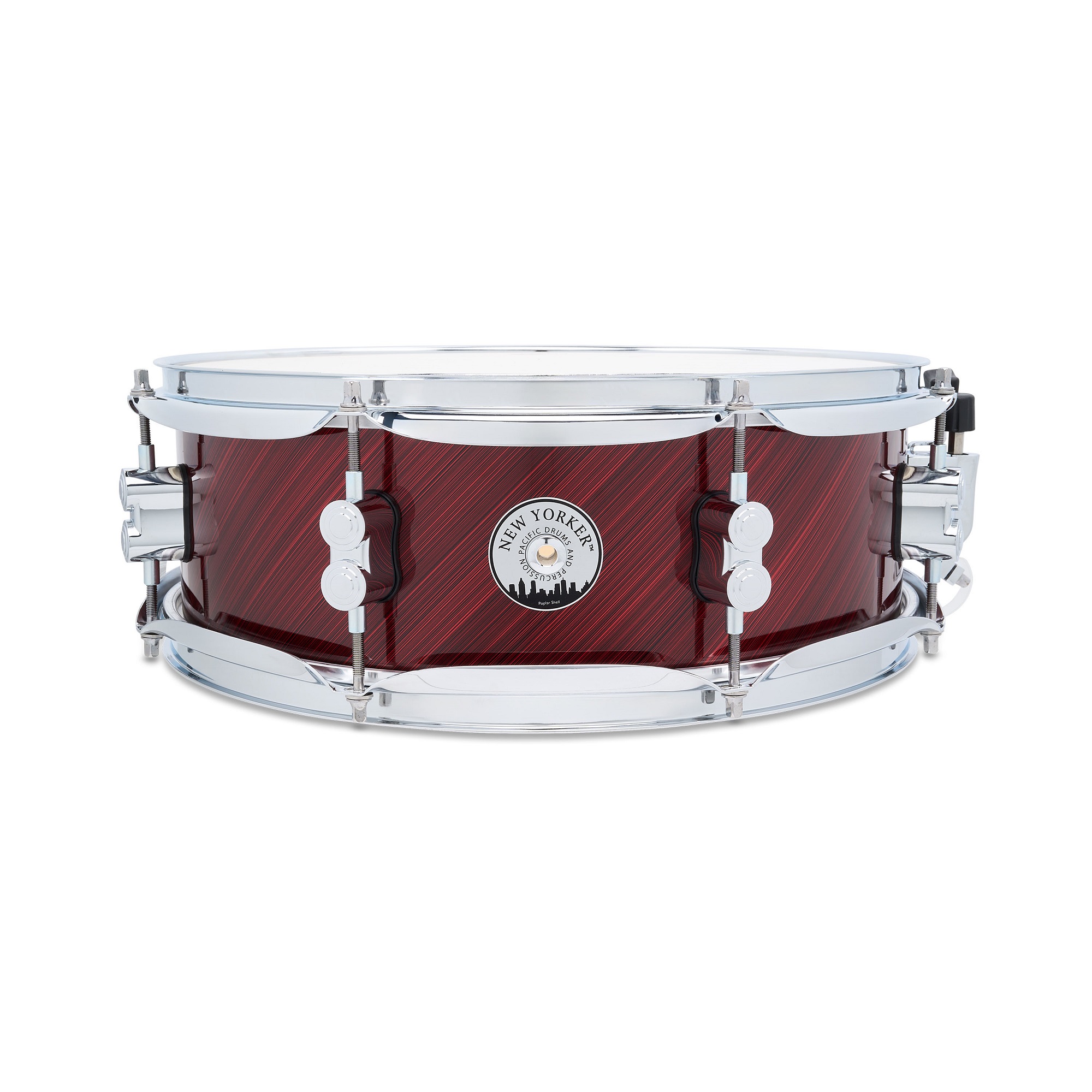 New Yorker 14" x 5" Snare Twisted Cherry FinishPly