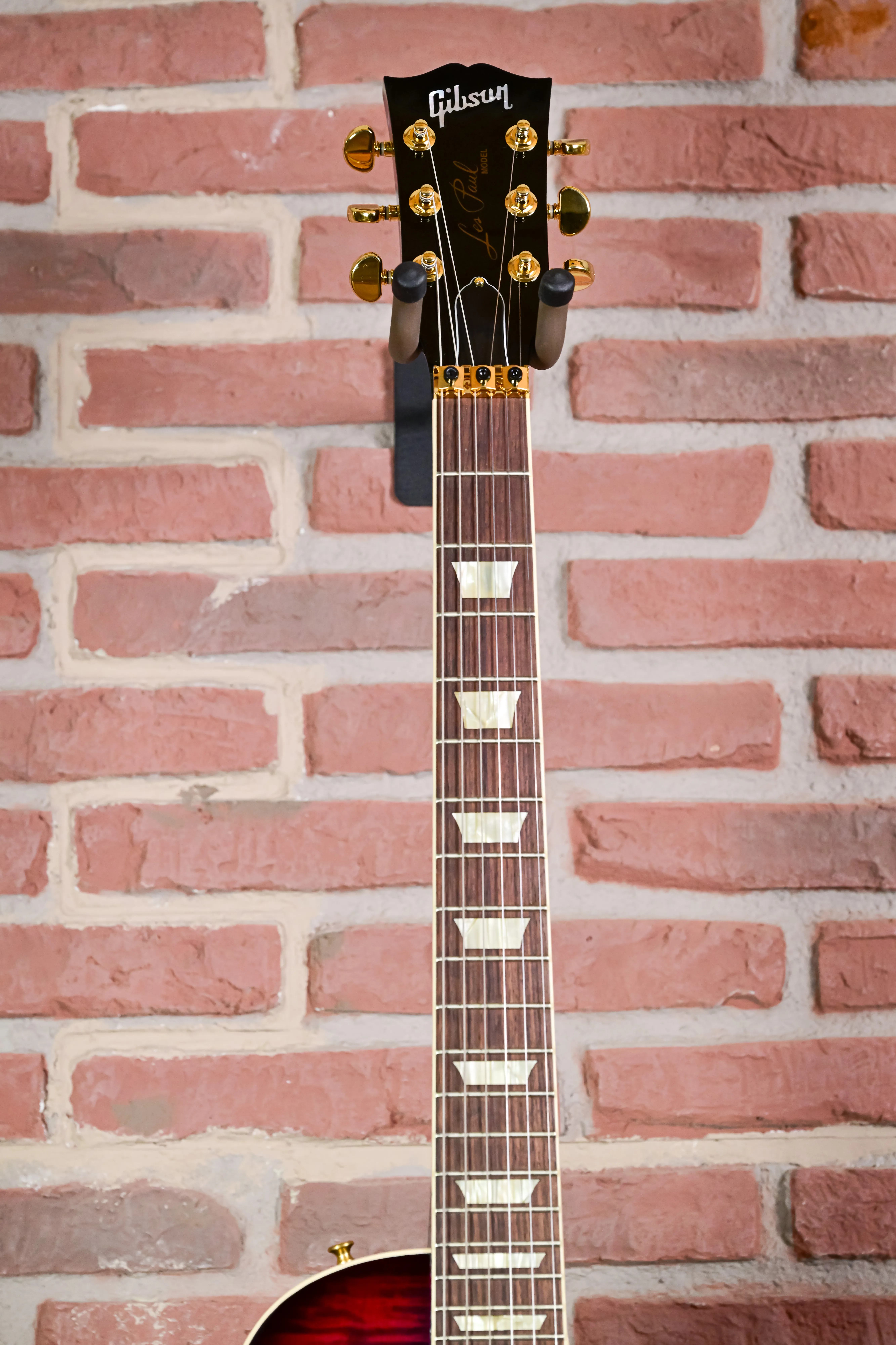 Custom Les Paul Axcess Standard Tri Berry Burst Floyd Rose Gold Hardware