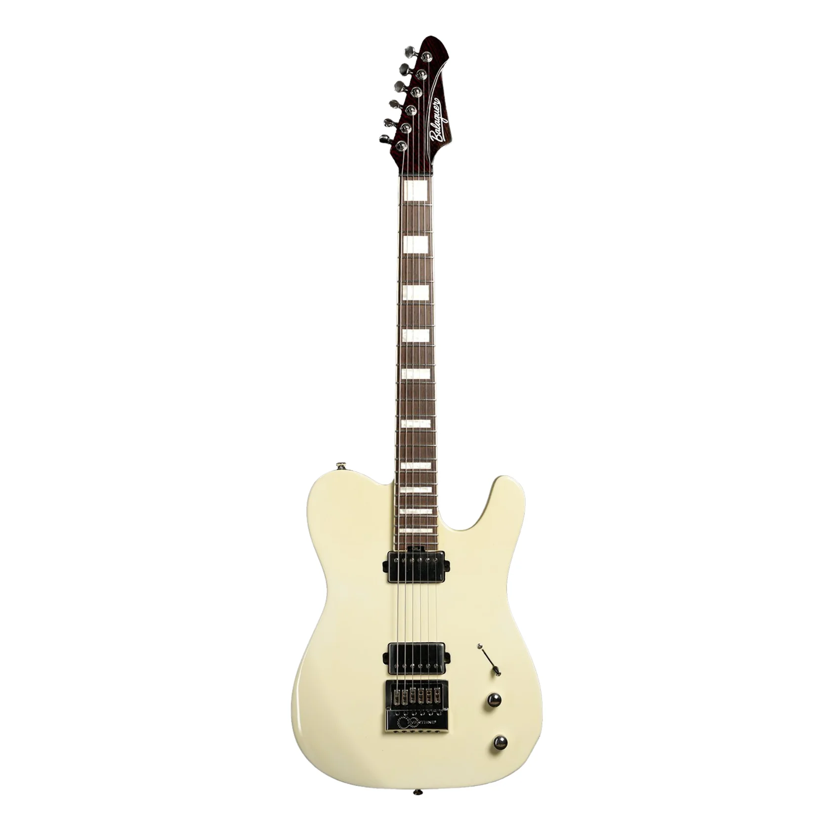 Signature Woodman BB Gloss Vintage White Evertune E-Gitarre