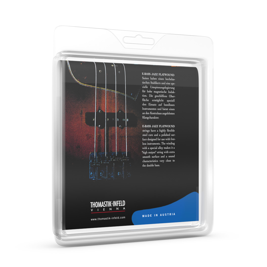 JF345 Jazz Flatwound 5-Saiter E-Bass