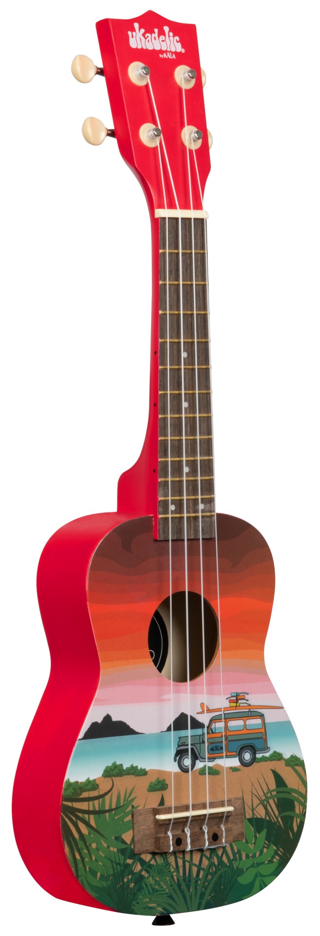 Ukadelic Surfari Soprano Ukulele with Bag