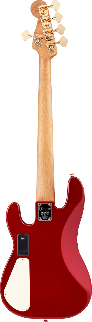 Pro-Mod San Dimas® Bass JJ V, Caramelized Maple Fingerboard, Candy Apple Red