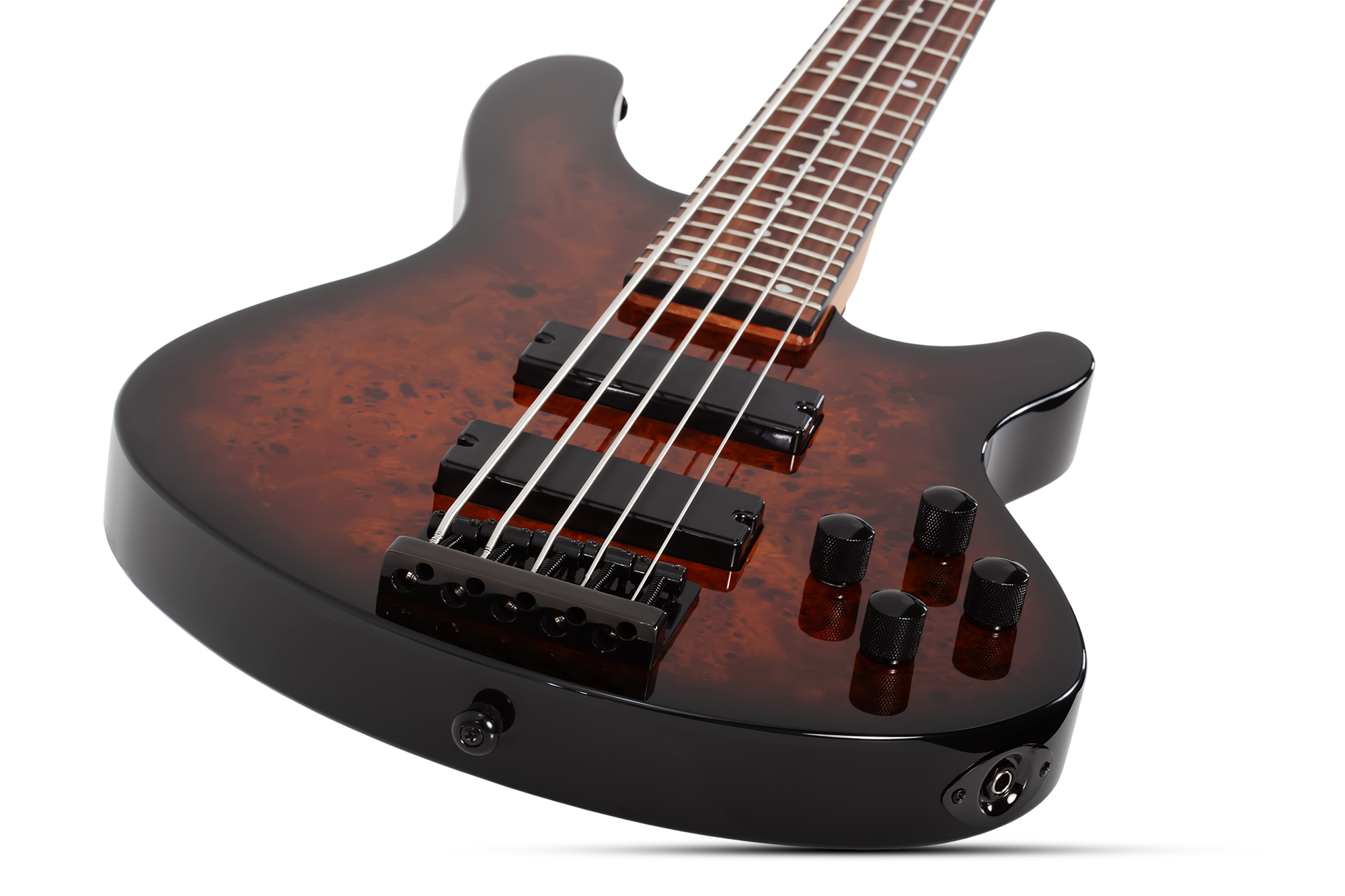 C-5 Standard Bass Tobacco Burl