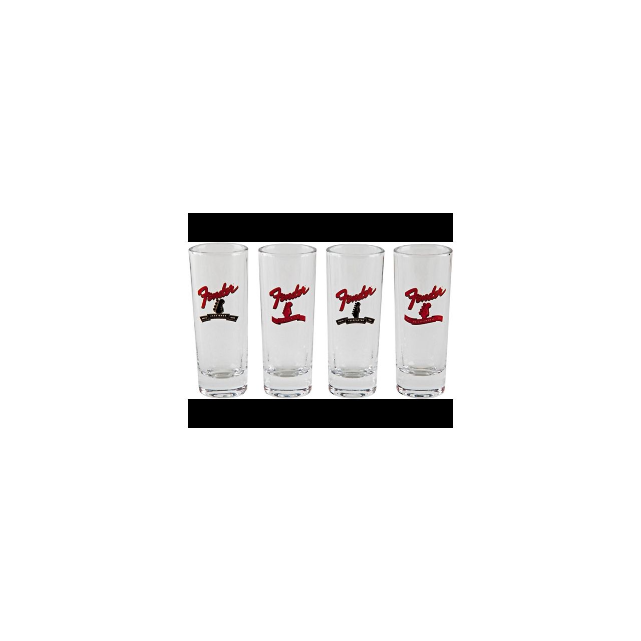 Shot Glasses S/4 4 Banner Head Shot Glasses S/4 4 Banner Head