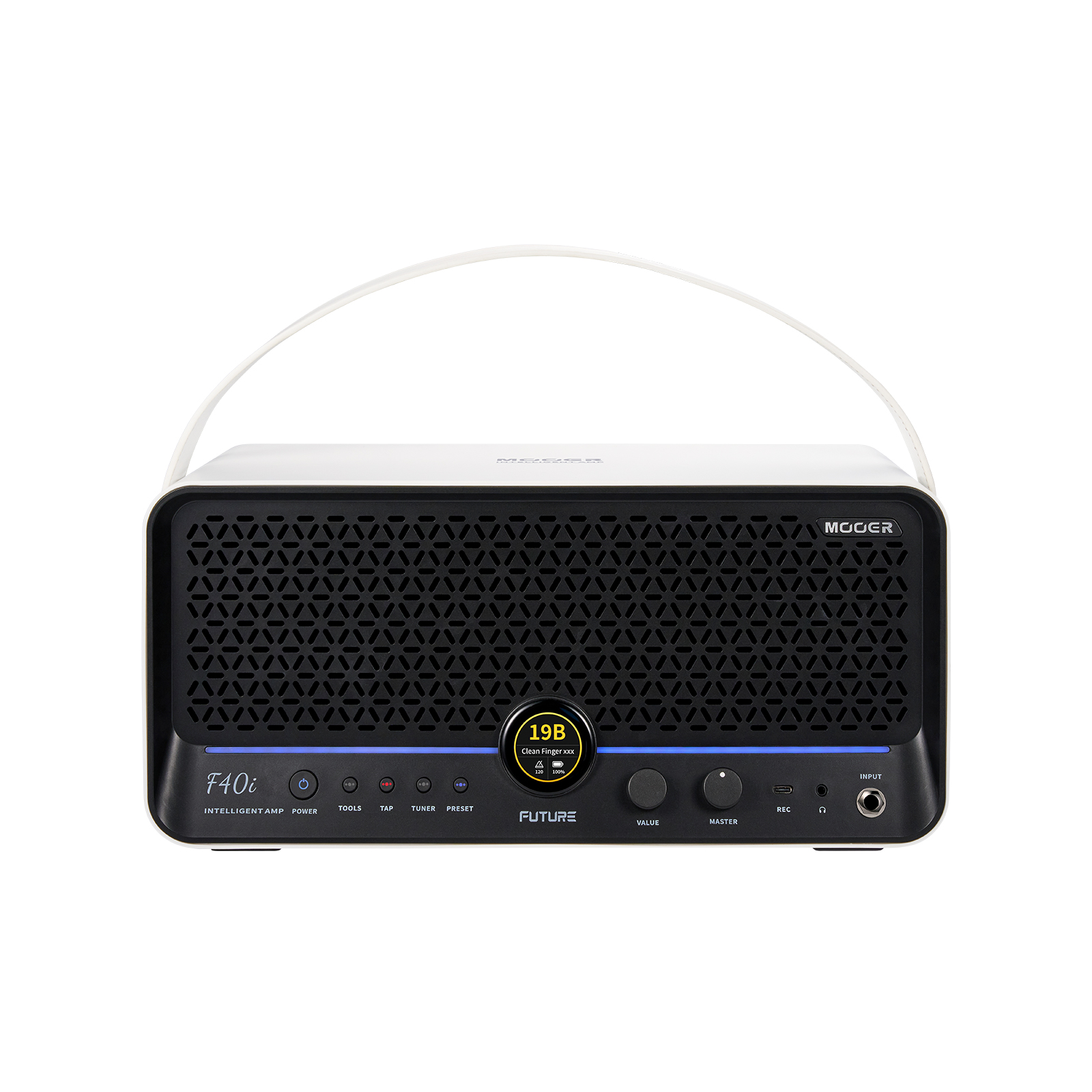 F40i Modeling Guitar Combo 40 Watt Snowfall White