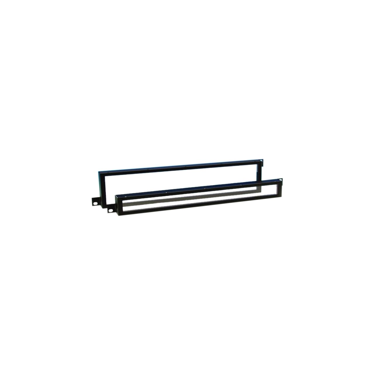 87442 19" Front Abdeckung m. Plexiglas. 2 HE