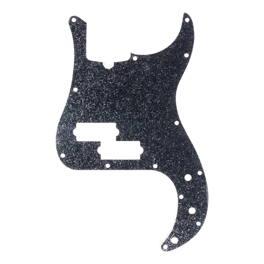 P-Bass Pickguard (DPP PB BKS), Black Sparkle
