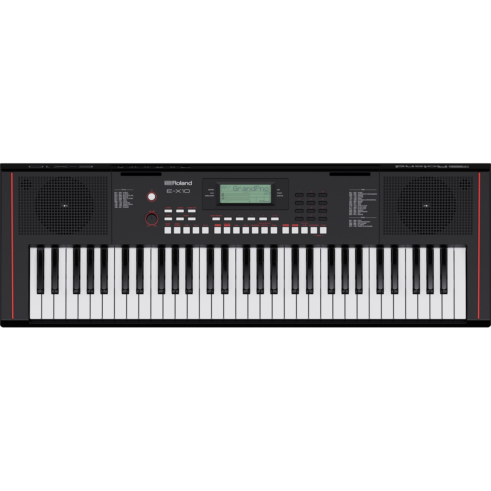 E-X10 Arranger Keyboard
