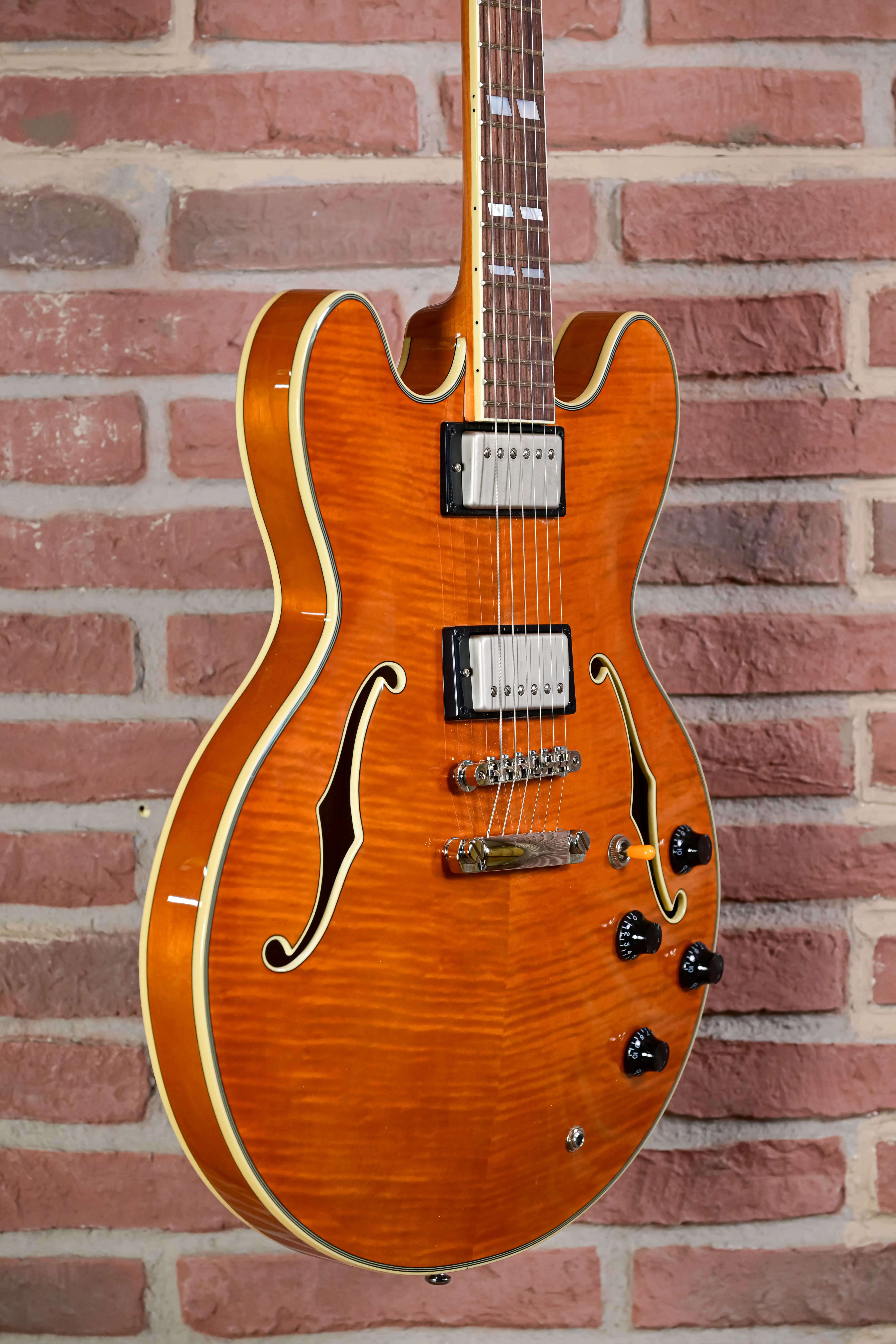 CR Thinline 35 FM Vintage Blonde Semi-Hollowbody