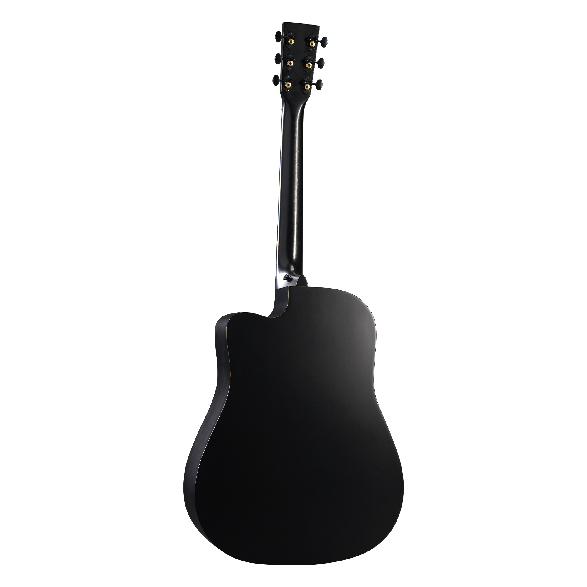 DC-10E Modern Black Satin Spruce/Sapele Westerngitarre