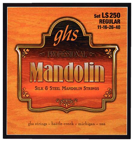 End,　Loop　Professional　Zoundhouse　LS250　GHS　Mandolin,　I　.011-.040　Silk　Steel,　and　Dresden